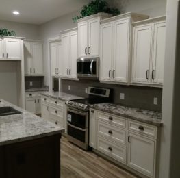 White Kitchen Cabinets & Stainless Steel Appliances